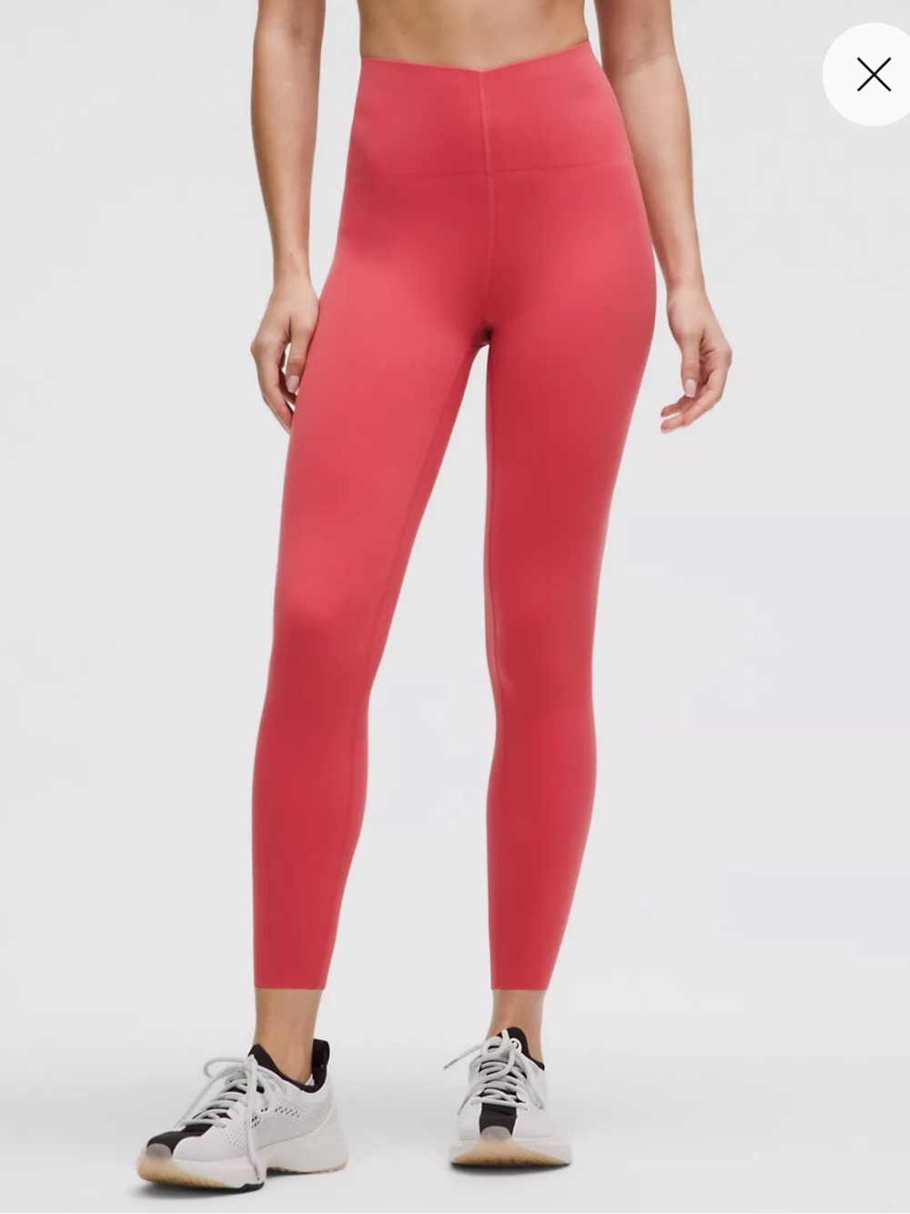 NWT Lululemon Glow Up HR Tight 25” in Desert Red Women’s Size 14